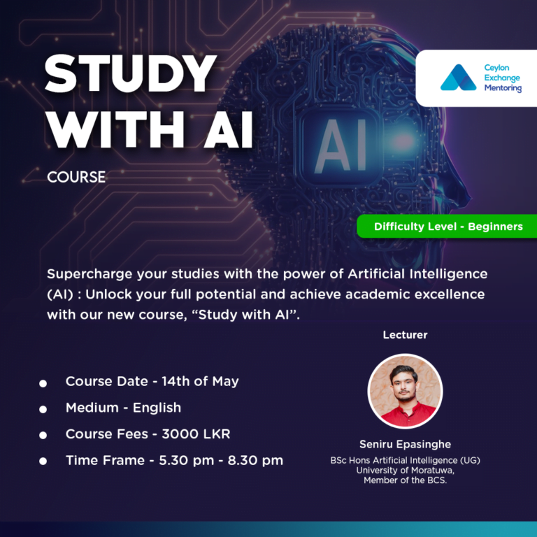 Study with AI Course Ceylon Exchange Mentoring Academy