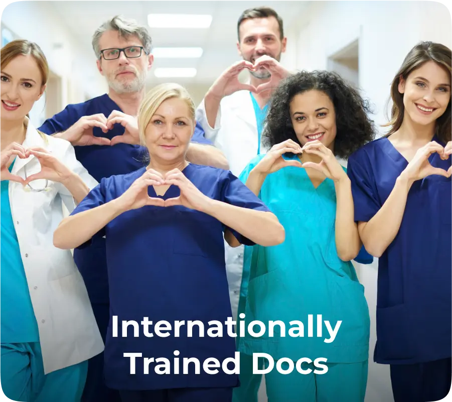 Internationally trained Docs